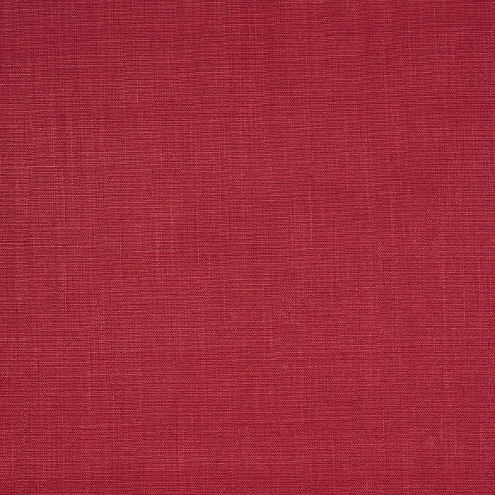 Schumacher Leo Glazed Linen Red Fabric 84967