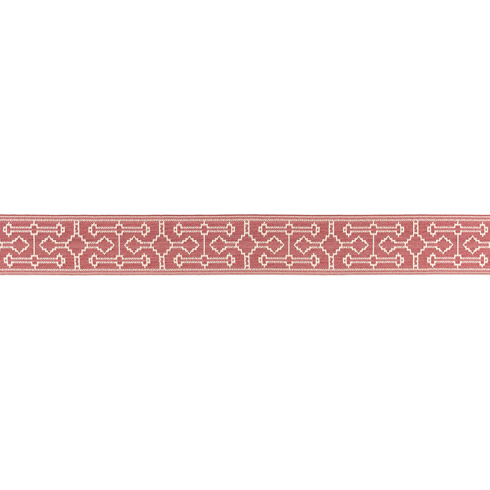 Schumacher Filbert Tape Rose Trim Sample 85210