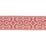 Schumacher Filbert Tape Rose Trim Sample 85210