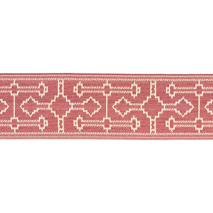 Schumacher Filbert Tape Rose Trim Sample 85210