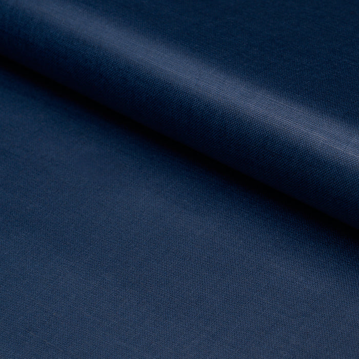 Schumacher Patent Linen Navy Fabric 85274