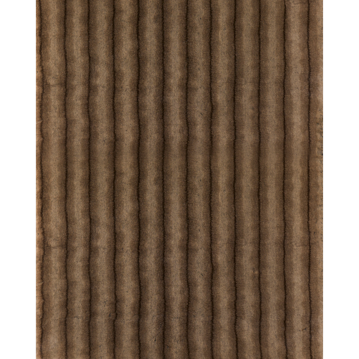 Schumacher Verbier Faux Fur Chocolate Fabric 85340