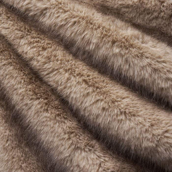 Schumacher Valais Faux Fur Buff Fabric Sample 85350