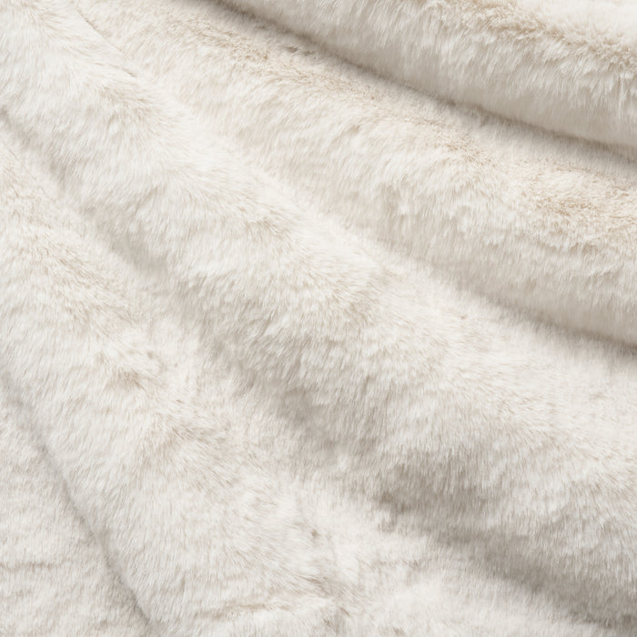 Schumacher Timberline Faux Fur Ivory Fabric 85362