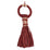 Schumacher Broom Tassel Cayenne Fabric 85390