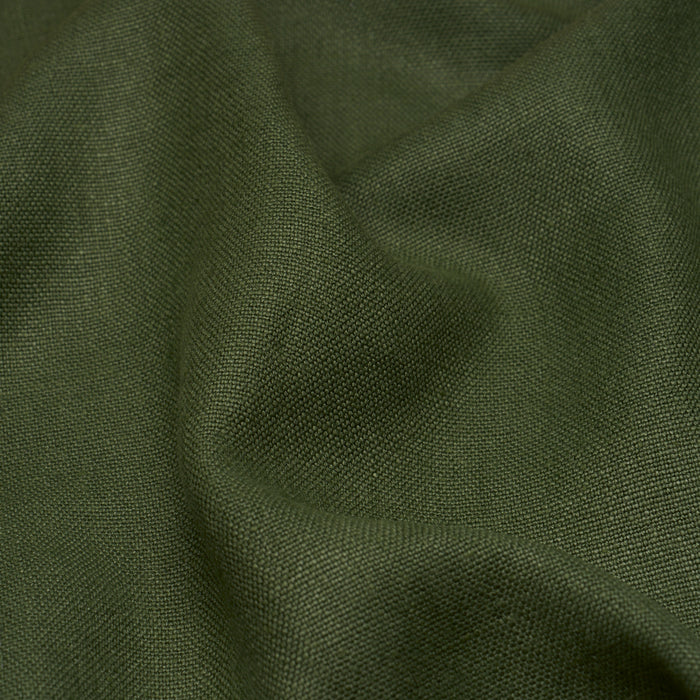 Schumacher Piet Performance Linen Hunter Green Fabric 85400