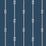 Schumacher Knot Stripe Navy Wallpaper 8858