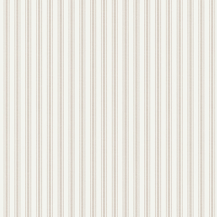 Schumacher Aspö Stripe Sand Wallpaper 8873