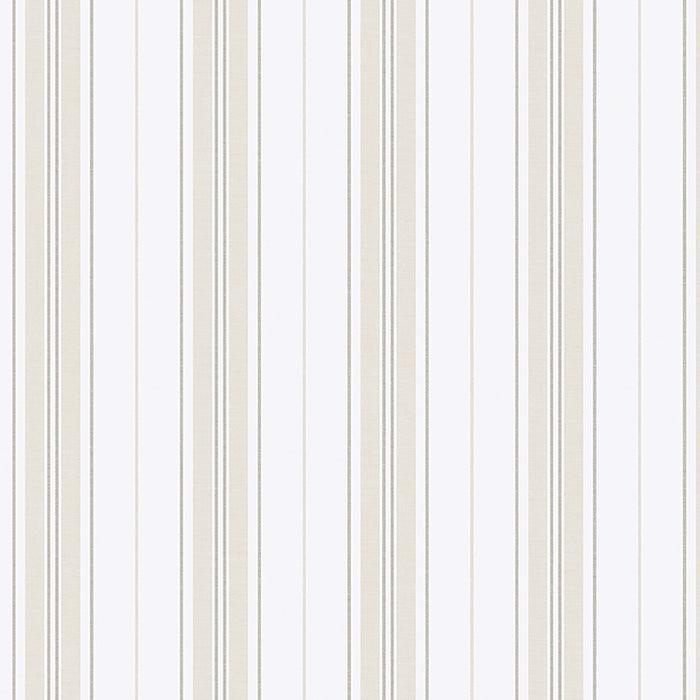 Schumacher Hamnskar Stripe Naturals Wallpaper Sample 8877