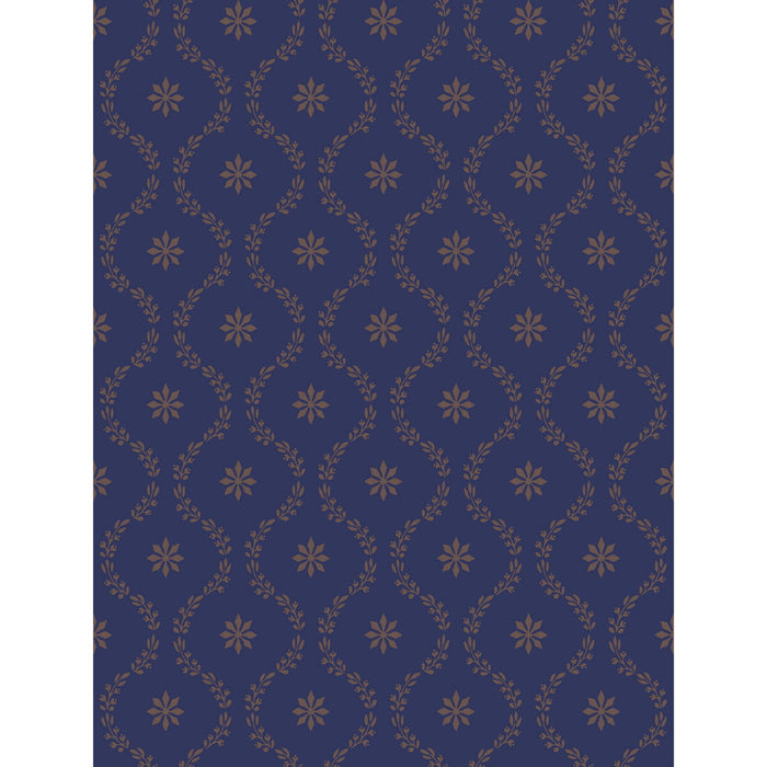 Cole & Son Clandon Navy Wallpaper Sample 88/3011.CS.0