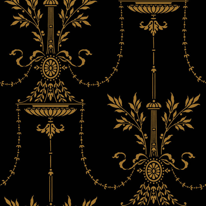 Cole & Son Dorset Noir Wallpaper Sample 88/7028.CS.0