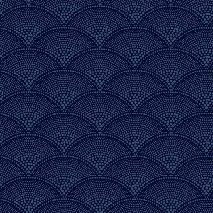 Cole & Son Feather Fan Midnight Wallpaper Sample 89/4019.CS.0