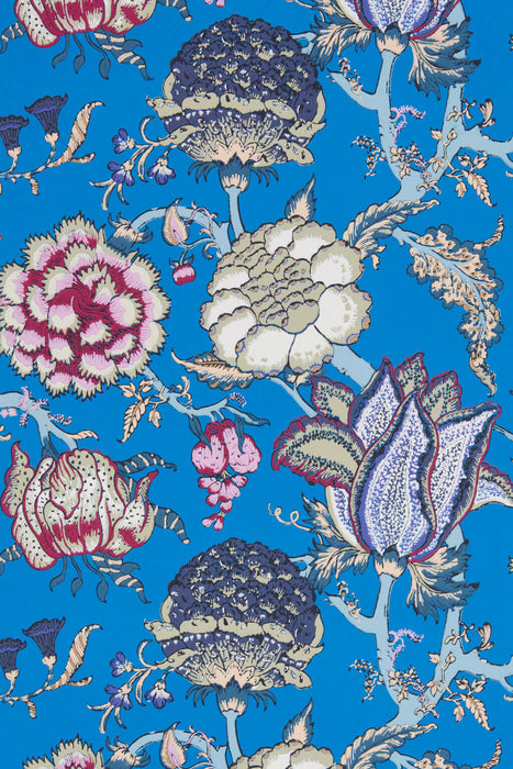 Braquenie Chandernagor Bleu Wallpaper BP329002