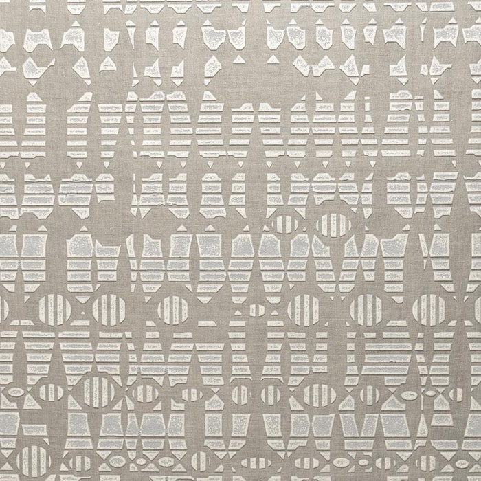 Holly Hunt Walls Trevi Pewter Wallpaper Sample W9000/02