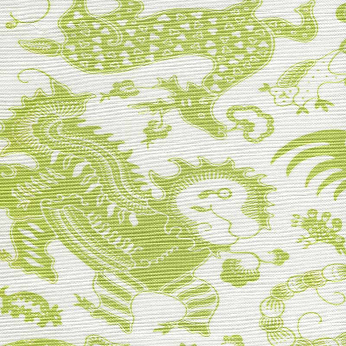 China Seas Indramayu Jungle Green Fabric Sample 9005-06