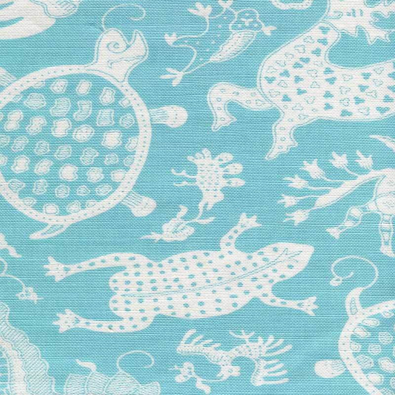 China Seas Indramayu Reverse Turquoise Fabric 9010-03