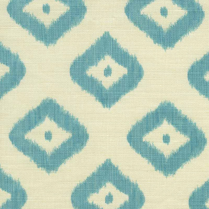 China Seas Bali Diamond Turquoise Fabric Sample 9040-03