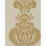 Cole & Son Baudelaire Linen And Gold Wallpaper Sample 94/1003.CS.0