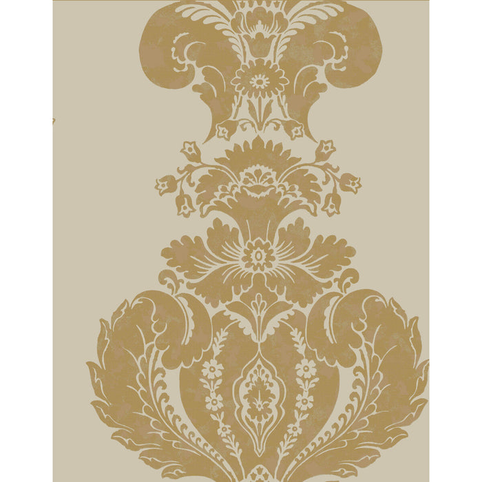 Cole & Son Baudelaire Linen And Gold Wallpaper Sample 94/1003.CS.0