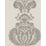 Cole & Son Baudelaire Grey And Silver Wallpaper Sample 94/1004.CS.0