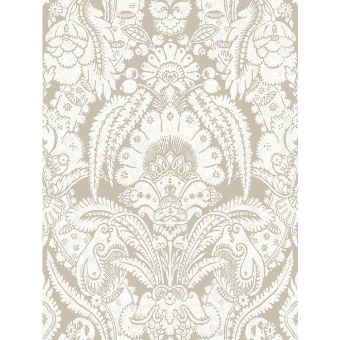 Cole & Son Chatterton Linen And White Wallpaper Sample 94/2009.CS.0