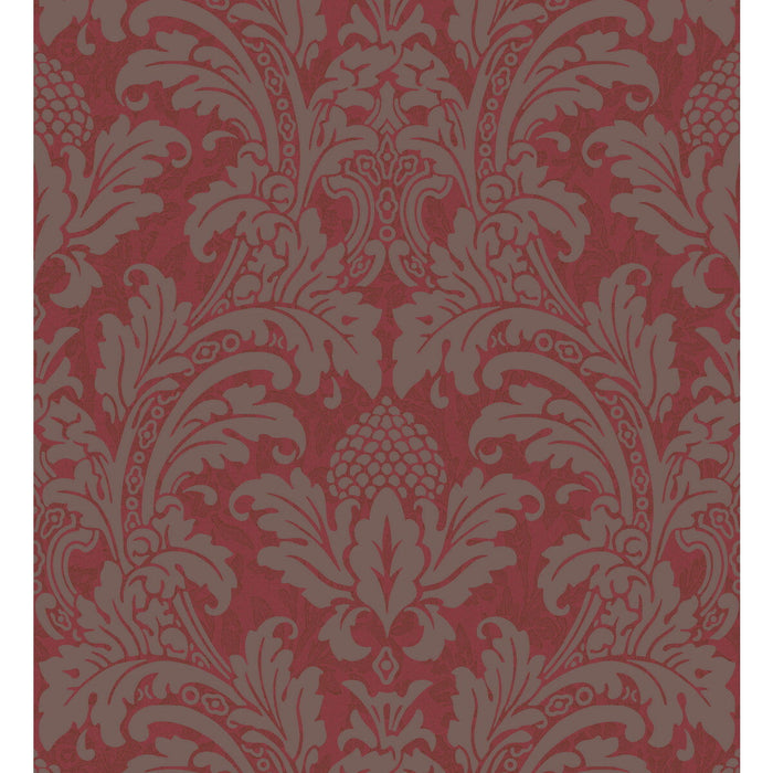 Cole & Son Blake Red And Silver Wallpaper Sample 94/6034.CS.0