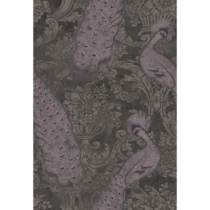 Cole & Son Byron Amythest And Charcoal Wallpaper Sample 94/7040.CS.0