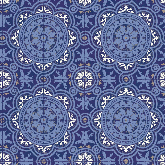 Cole & Son Piccadilly Blue Wallpaper Sample 94/8044.CS.0