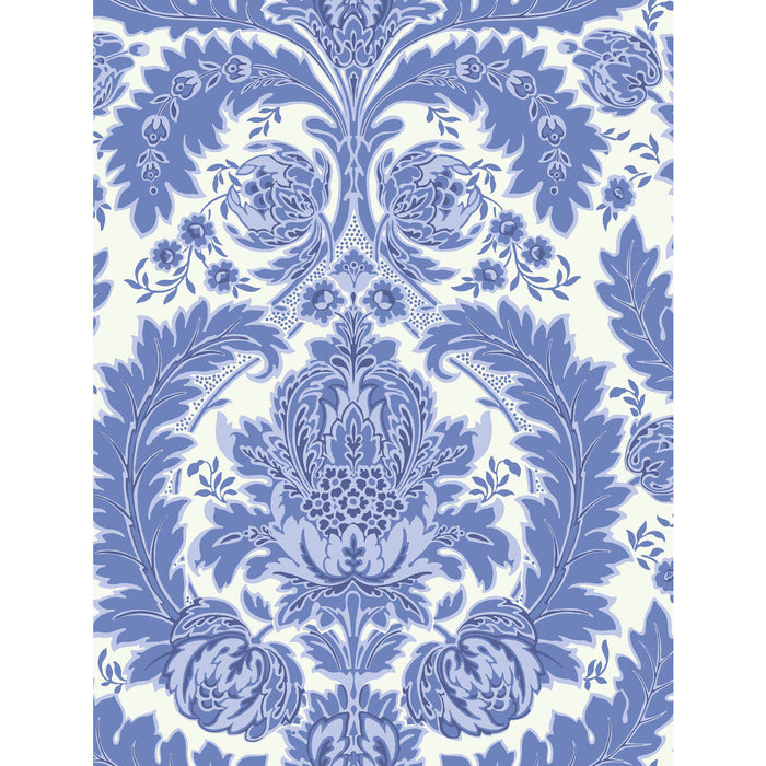 Cole & Son Coleridge Blue And White Wallpaper Sample 94/9051.CS.0