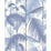 Cole & Son Palm Jungle Blues/ White Wallpaper Sample 95/1005.CS.0