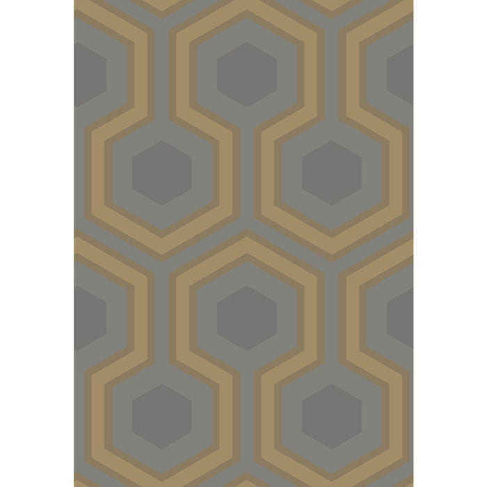 Cole & Son Hicks Grand Slate/Bron Wallpaper Sample 95/6033.CS.0