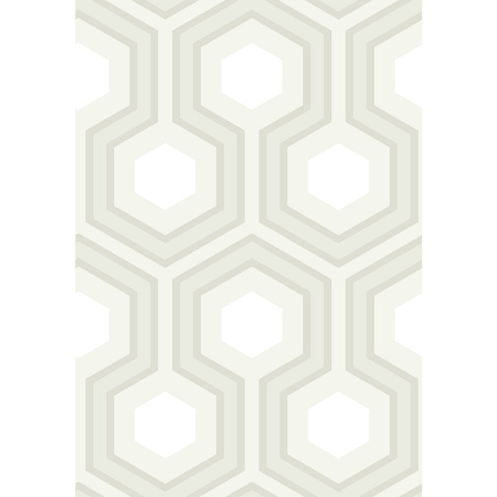 Cole & Son Hicks Grand White Wallpaper Sample 95/6037.CS.0