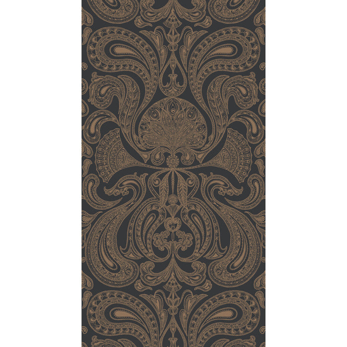 Cole & Son Malabar Bronze/Black Wallpaper Sample 95/7044.CS.0