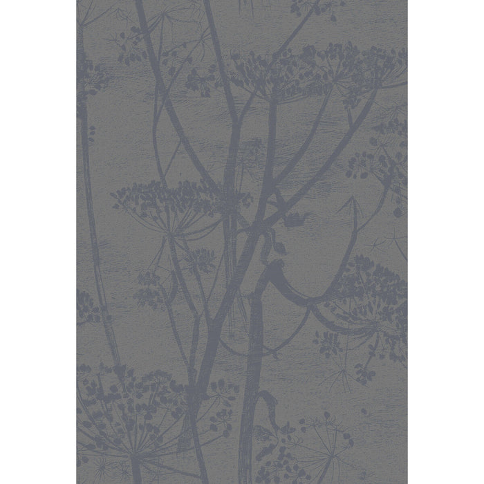 Cole & Son Cow Parsley Gilver/Black Wallpaper Sample 95/9050.CS.0