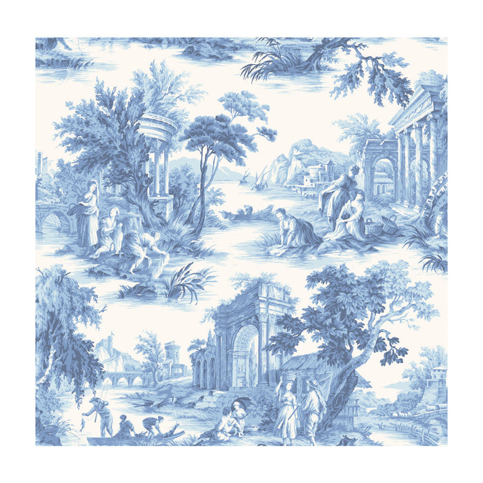 Cole & Son Villandry Cobalt Blue Wallpaper Sample 99/1001.CS.0