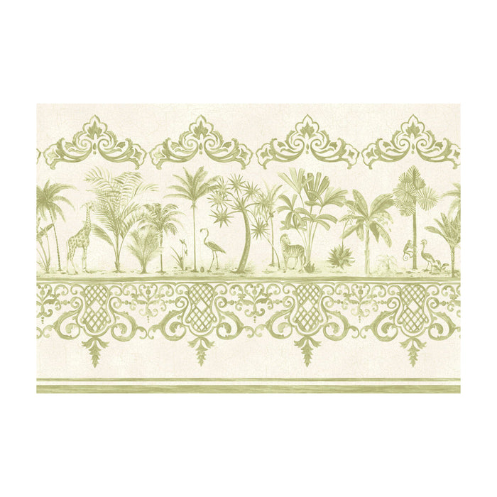 Cole & Son Rou Border Old Olive Wallpaper Sample 99/10045.CS.0