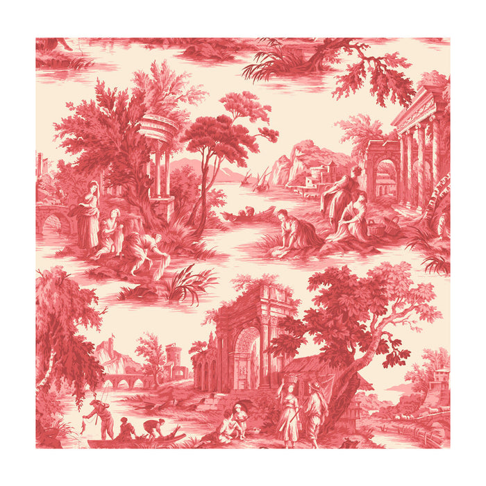 Cole & Son Villandry Red Wallpaper Sample 99/1004.CS.0