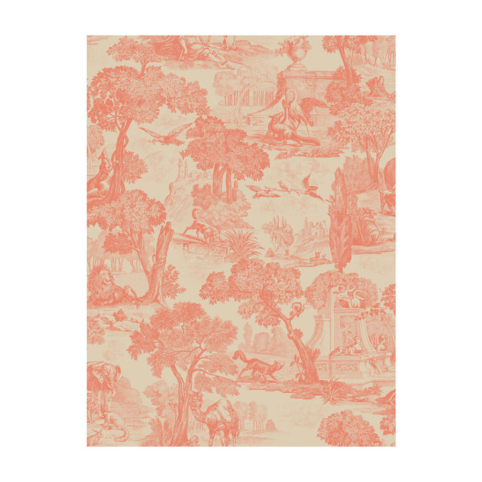 Cole & Son Versailles Coral Wallpaper Sample 99/15060.CS.0