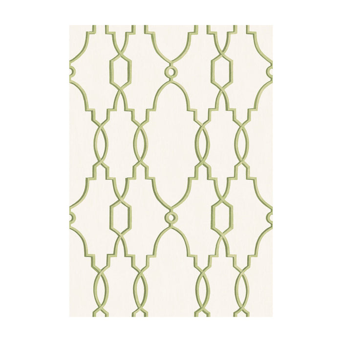 Cole & Son Parterre Leaf Green Wallpaper Sample 99/2005.CS.0