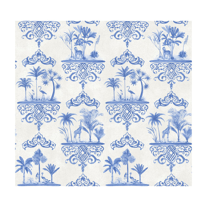 Cole & Son Rousseau Cobalt Blue Wallpaper Sample 99/9037.CS.0