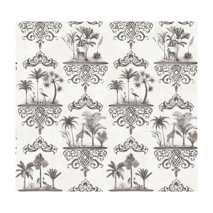 Cole & Son Rousseau Charcoal Wallpaper Sample 99/9039.CS.0