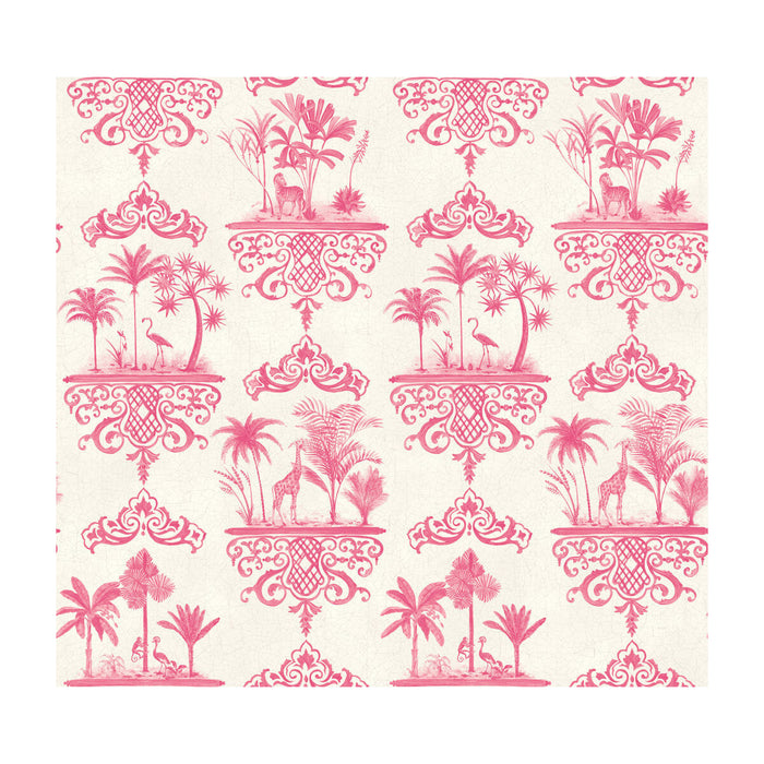 Cole & Son Rousseau Rose Pink Wallpaper Sample 99/9041.CS.0