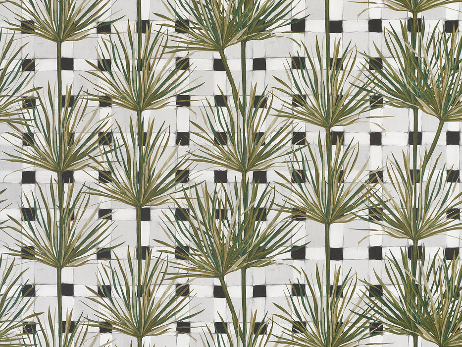 Pierre Frey Patio Exotique Fusain Wallpaper FP789003