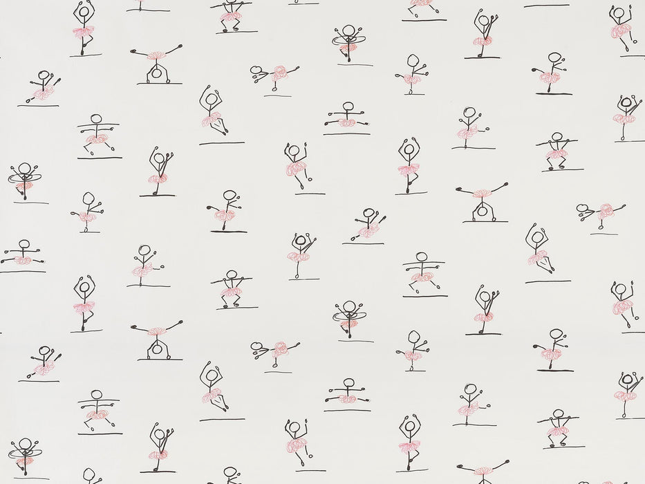 Pierre Frey Les Danseuses De Gabrielle Rose Wallpaper Sample FP833001