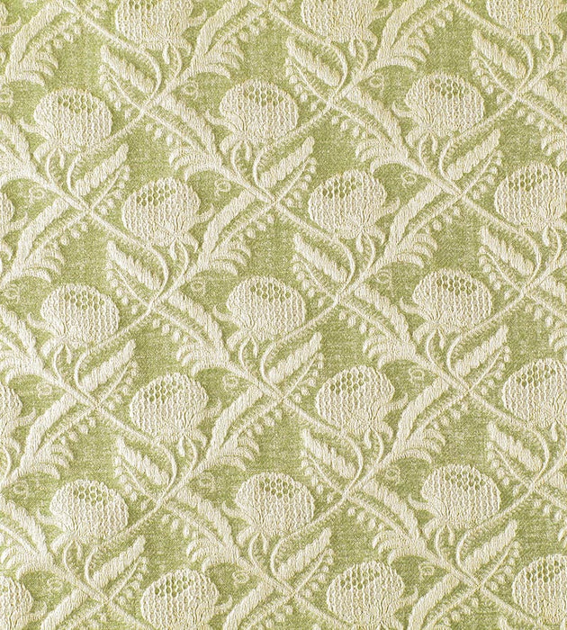 Old World Weavers Boutonniere Leaf Fabric Sample A7 000514PG