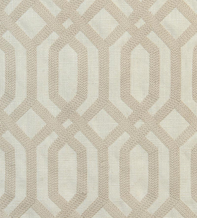 Aldeco Trellis Addiction Sand Fabric Sample A9 00011863