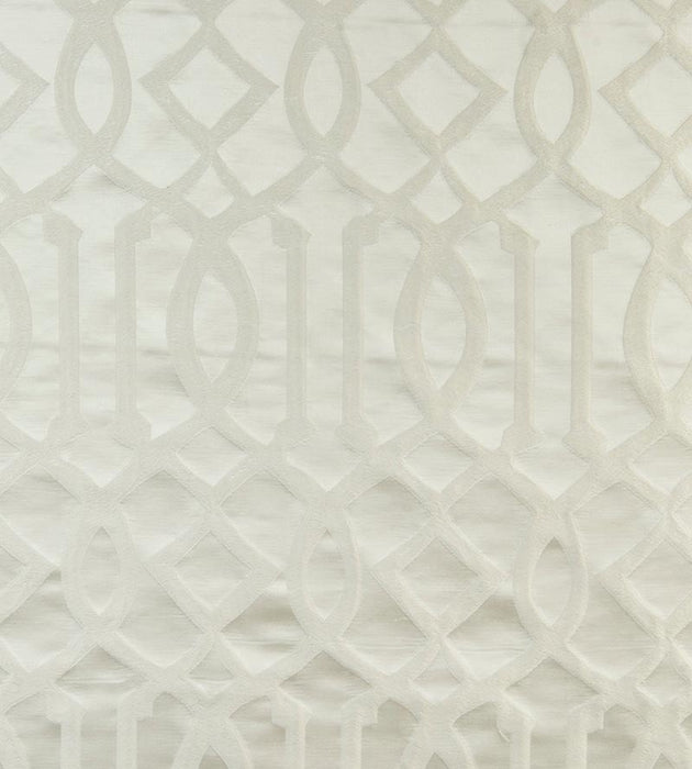 Aldeco Master Trellis Snow White Fabric A9 00011870