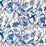 Aldeco Hummingbird Dazzling Blue Fabric Sample A9 00011928