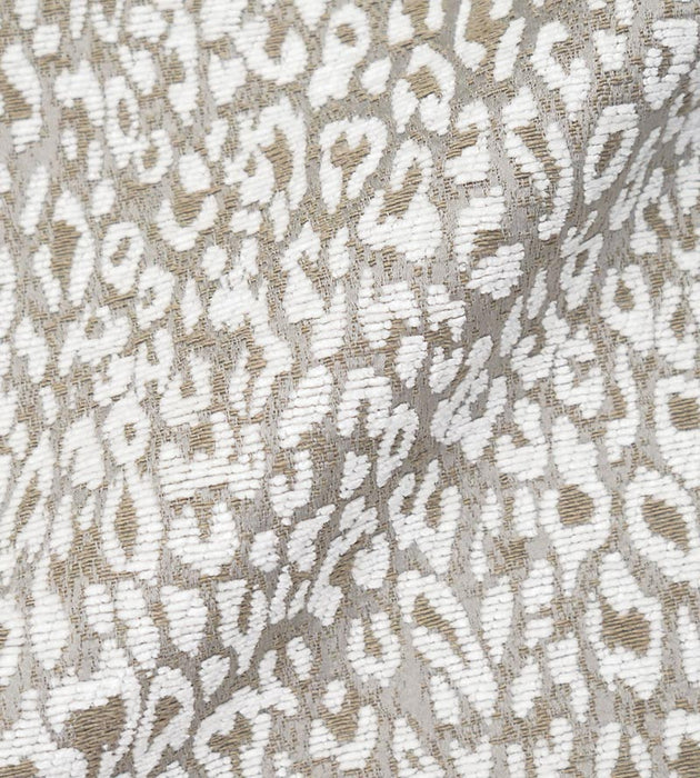 Aldeco Leopard White Star Fabric Sample A9 0001LEOP