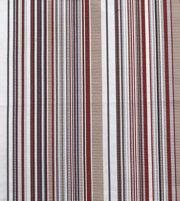 Aldeco Stripe Mania Tropical Red Fabric Sample A9 00021843